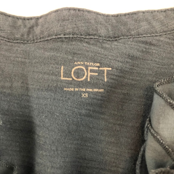 LOFT Blue Blouse Size XS (#256) - Picture 3 of 3
